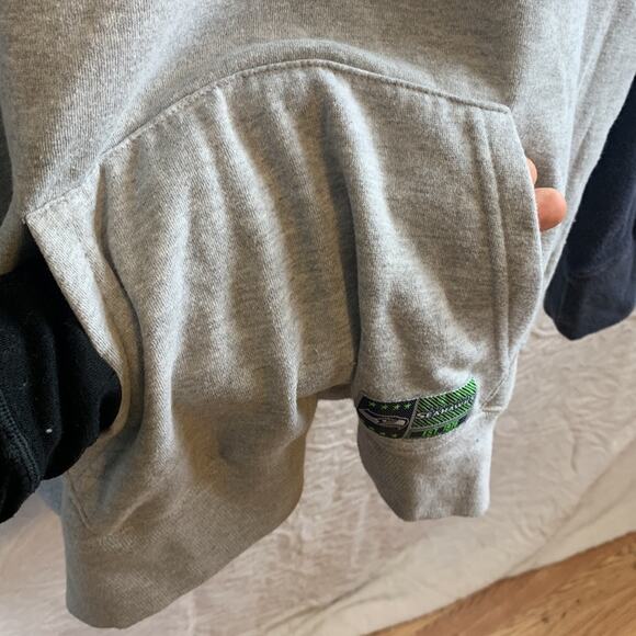 Ultra Game NFL Womens Soft Fleece Varsity Hoodie Sweatshirt XL - Picture 2 of 9